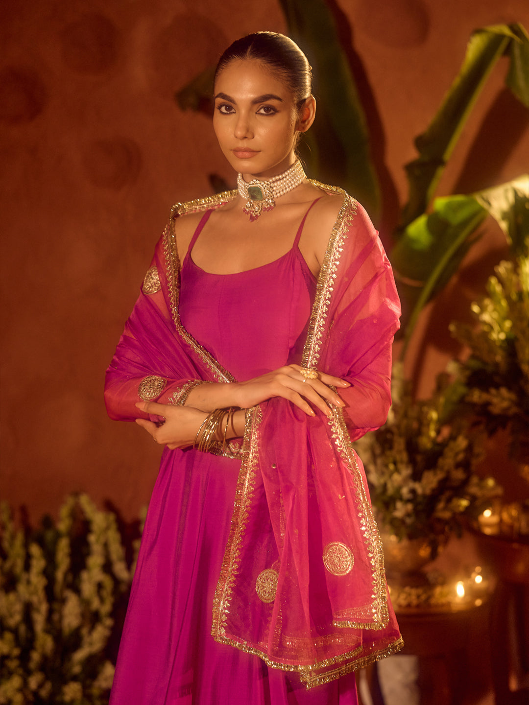Mehfil Gulabi - Fuchsia Pink Designer Kurta Set