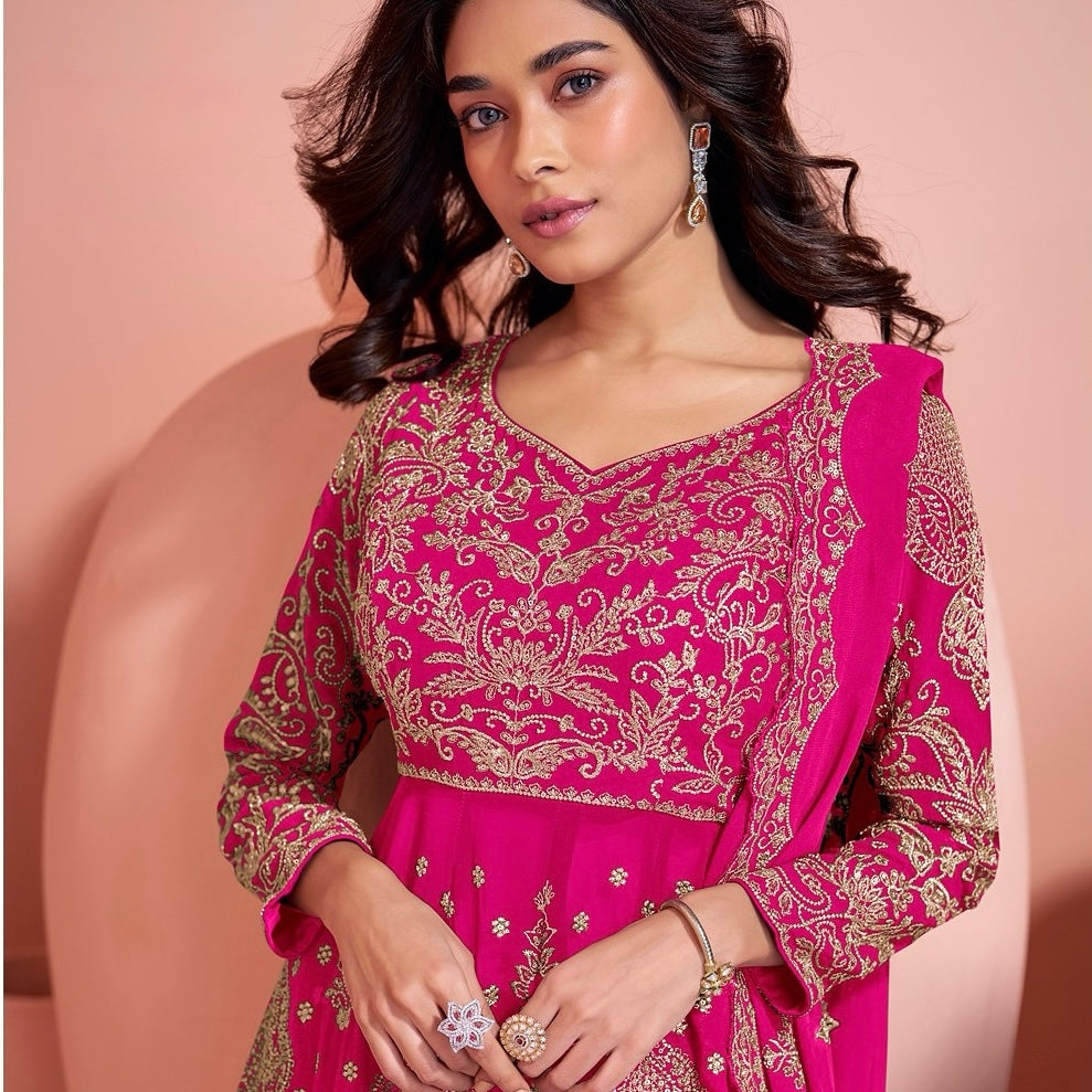 Noor-e-Nazaakat – Embroidered Peplum Sharara Ensemble