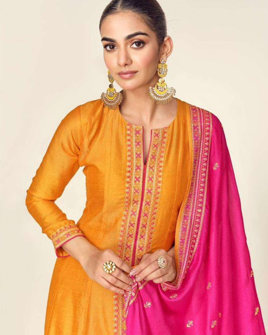 Rang-e-Noor - Handwoven Suit with Intricate Border