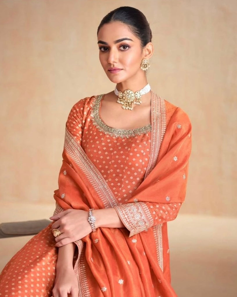 Raag-e-Riwaayat - Classic Organza Traditional Suit