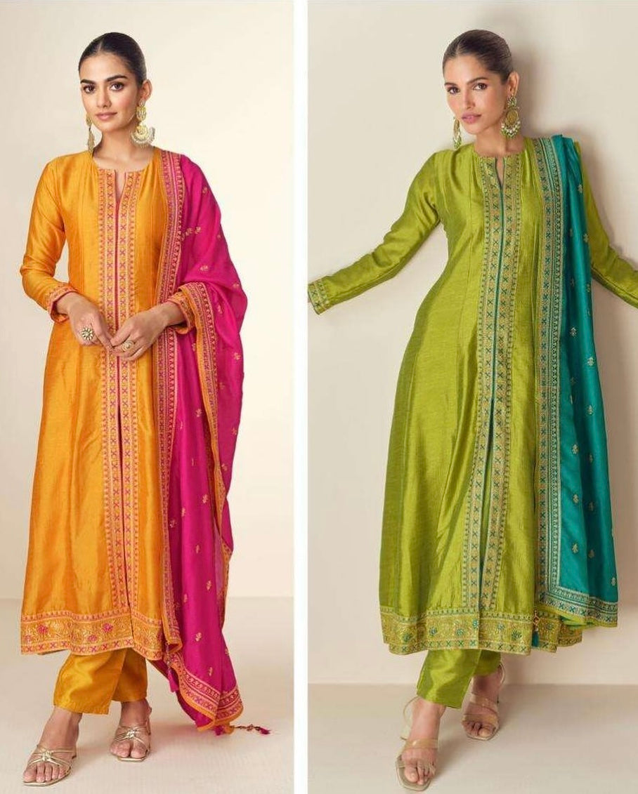Rang-e-Noor - Handwoven Suit with Intricate Border