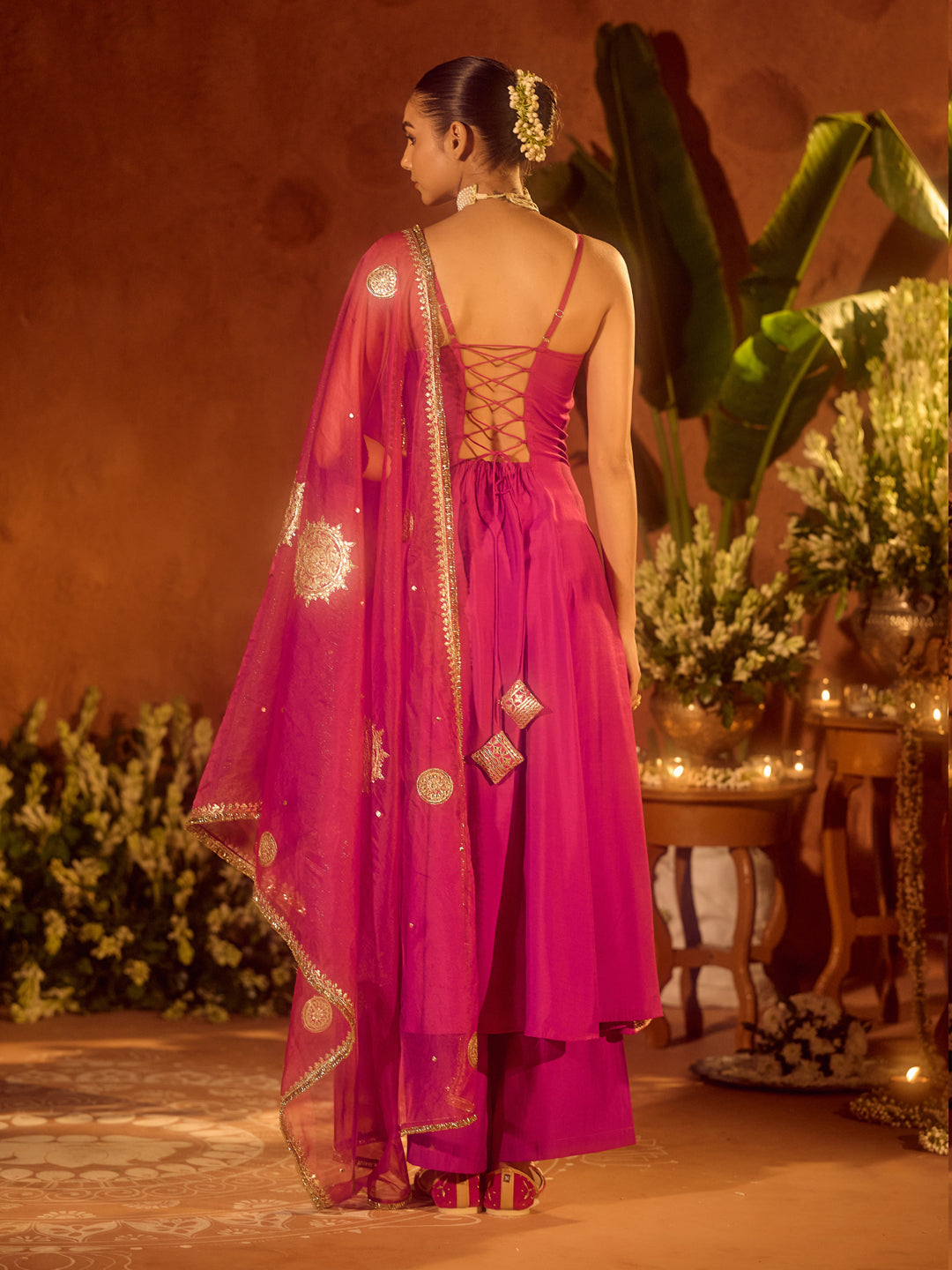 Mehfil Gulabi - Fuchsia Pink Designer Kurta Set