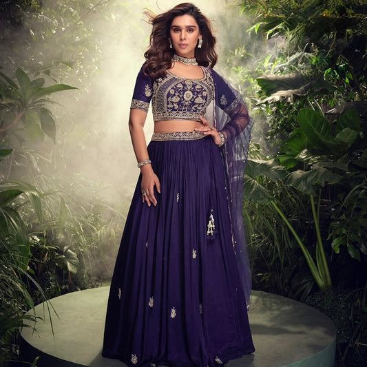 Royal Charm - Chinon Embroidered Lehenga