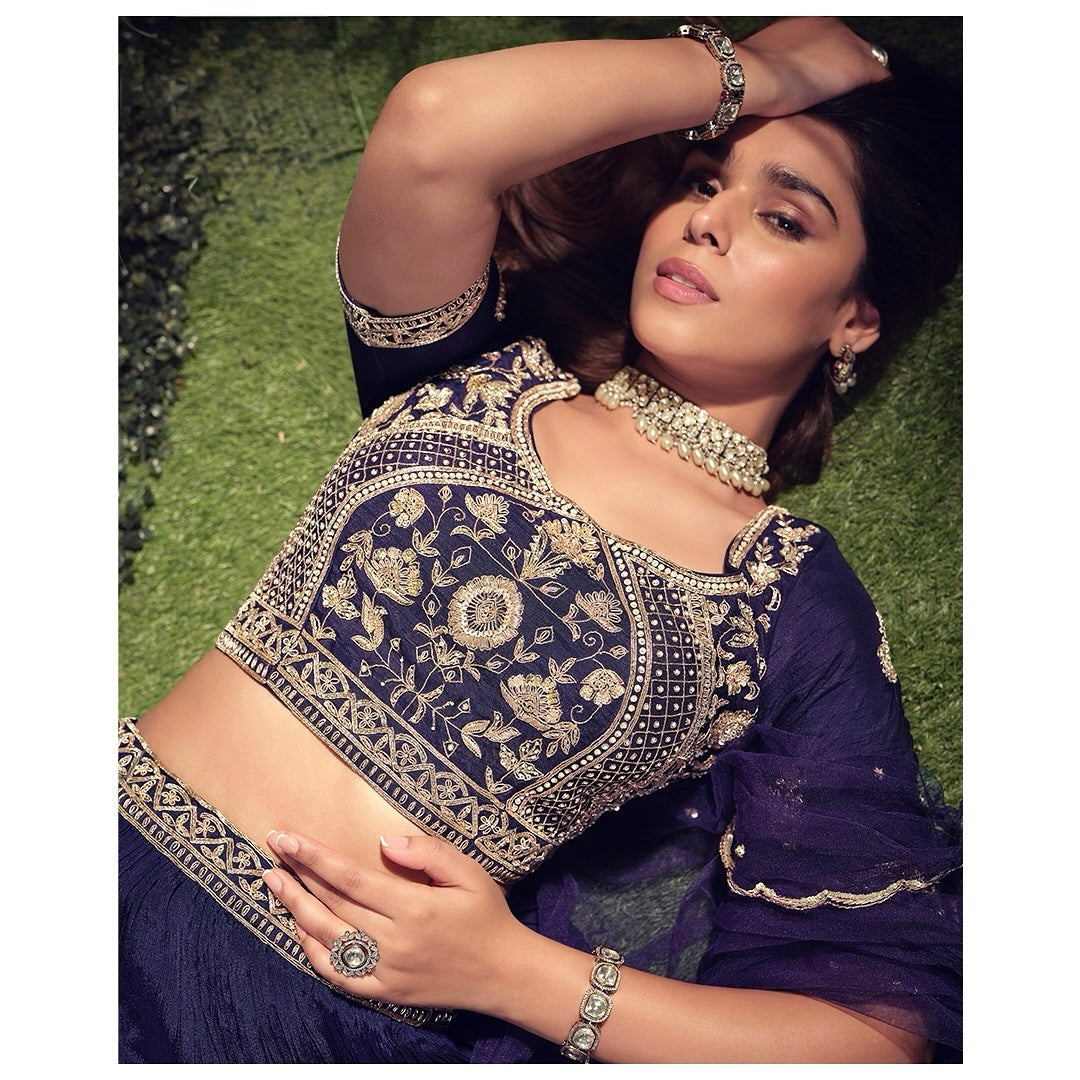 Royal Charm - Chinon Embroidered Lehenga
